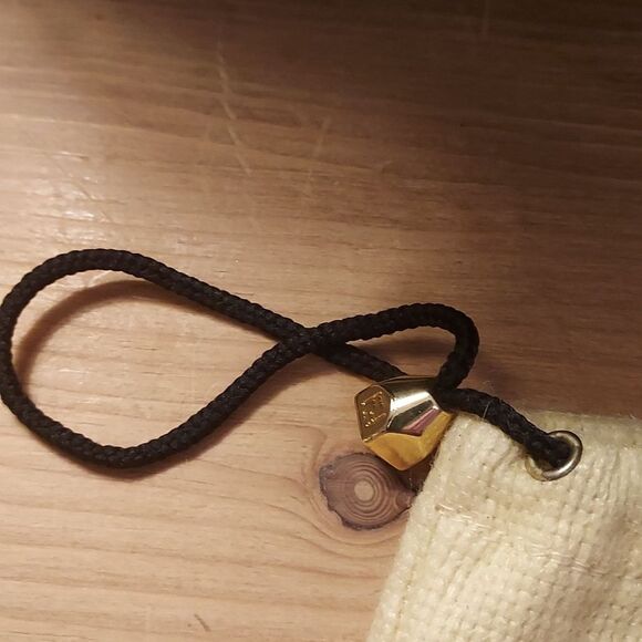 Fendi dust bag beige with drawstring closure Vintage dustbag storage bag travel - Picture 4 of 13